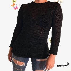 J. McLaughlin Open Knit Long Sleeve